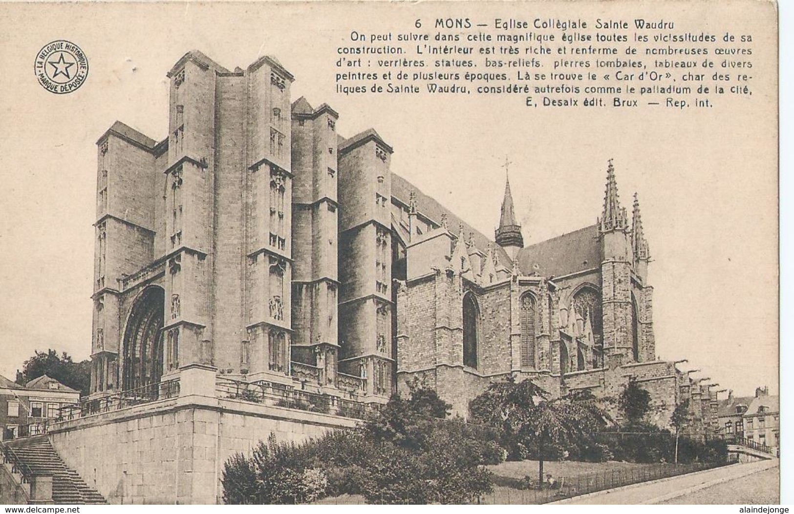 Bergen - Mons - Eglise Collègiale Sainte Waudru - E. Desaix - 1930 - Mons