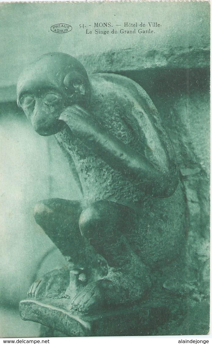 Bergen - Mons - Hôtel De Ville - Le Singe Du Grand Garde - Preaux No 54 - Mons