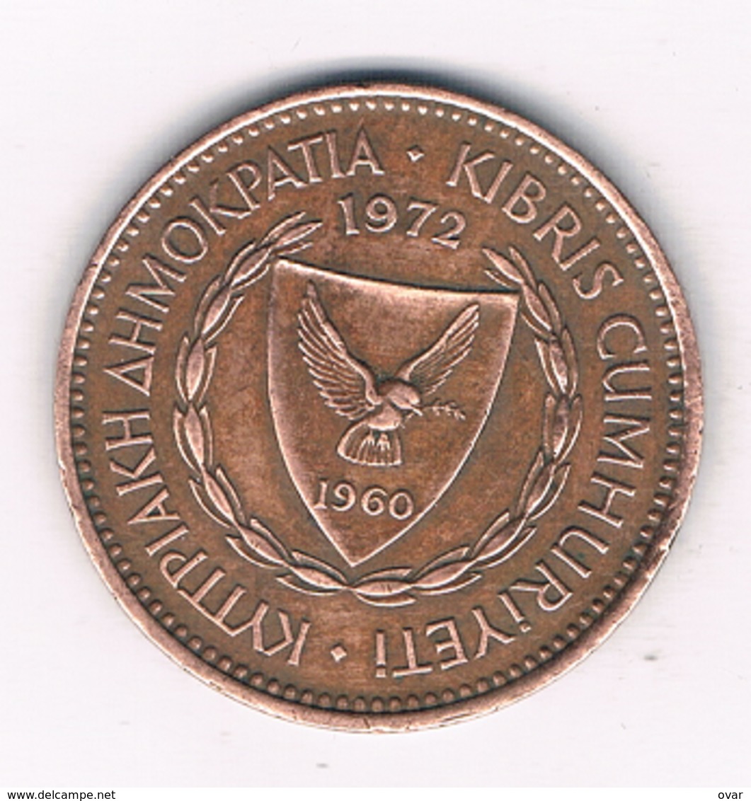 5 CENTS 1972 CYPRUS /532/ - Chypre