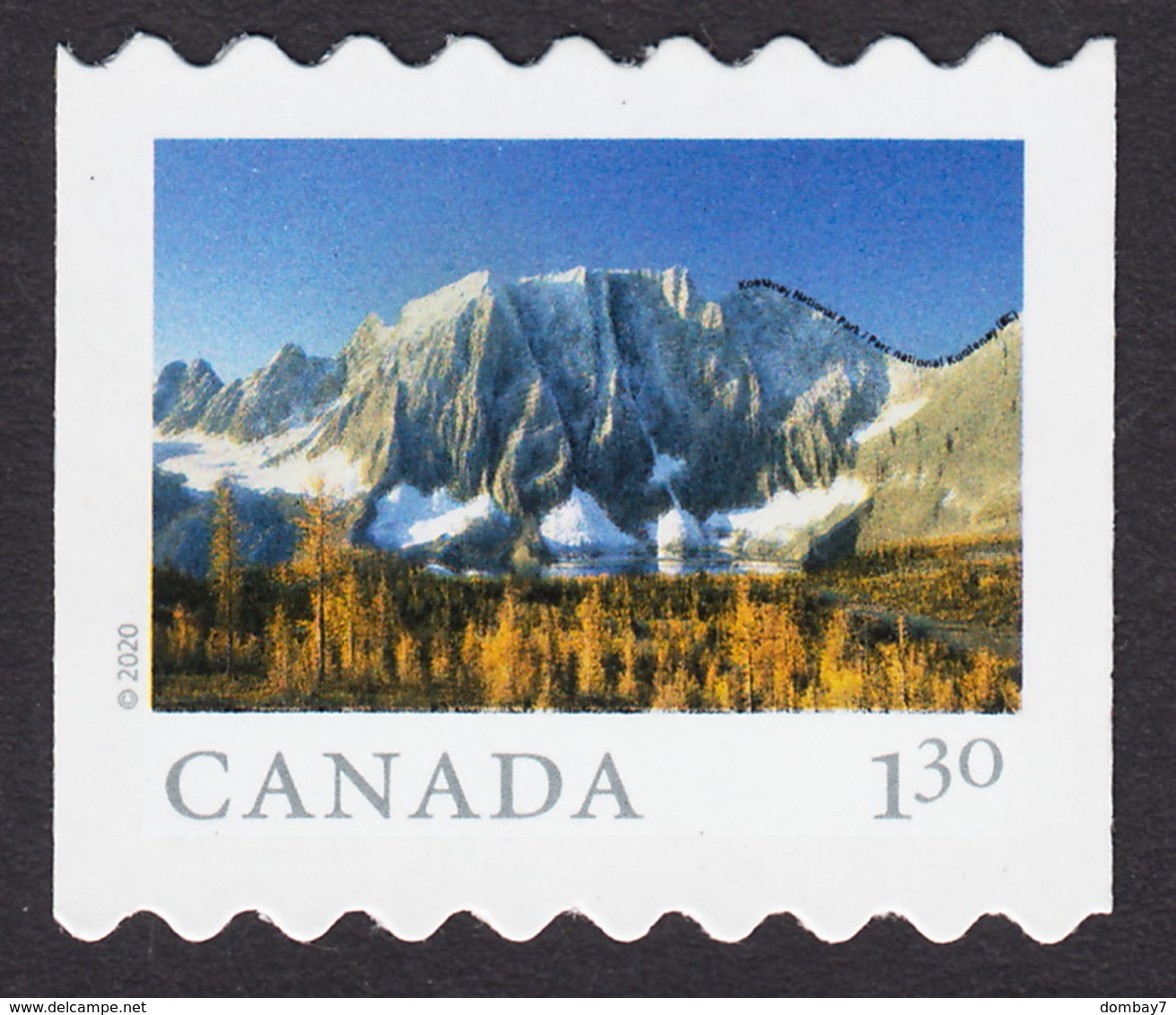 2020 = FROM FAR AND WIDE = Coil Stamp = KOOTENAY NATIONAL PARK, BC = 1.30 MNH Canada - Ungebraucht