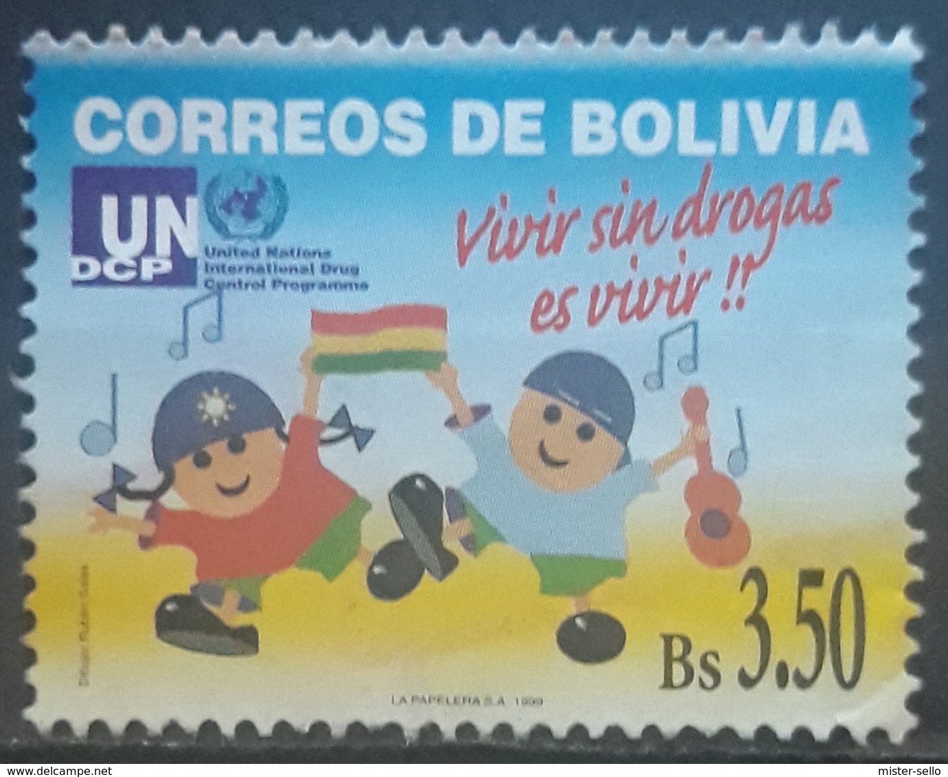 BOLIVIA 1999 Anti-drugs Campaign. USADO - USED. - Bolivia
