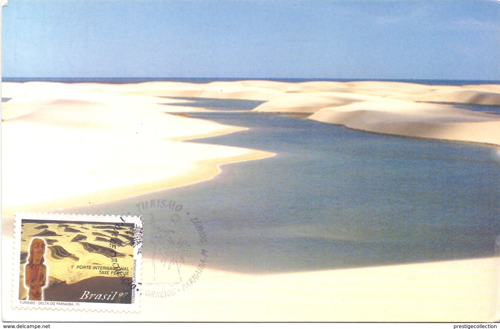 BRASIL POST CARD MAXIMUM DELTA DO PARNAIBA (GENN200863) - Maximumkarten