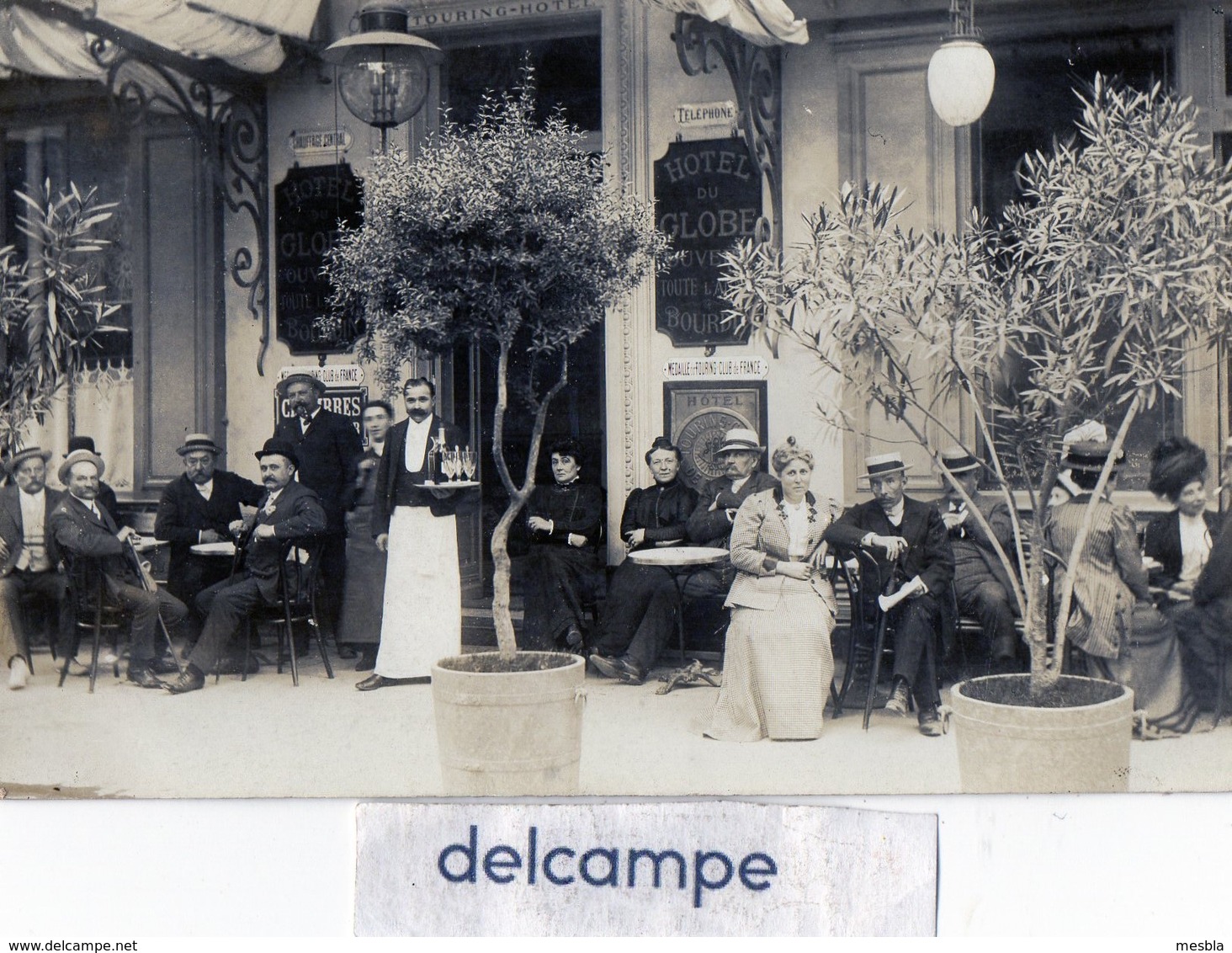 Carte - Photo -  VICHY -  Hotel Du Globe - Médaille Touring Club De France -  Propriétaire Mr René Bourdin - Vichy