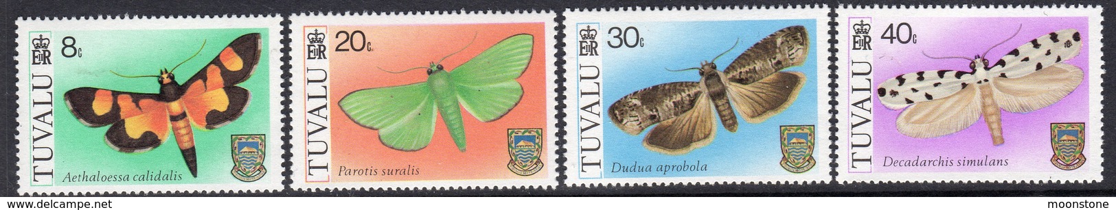 Tuvalu 1980 Moths Set Of 4, MNH, SG 149/52 (BP2) - Tuvalu