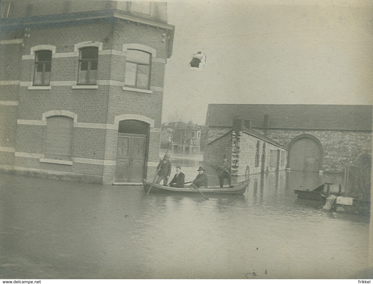 Foto Photo (9 X 11,5 Cm) Wepion Inondation - Namur