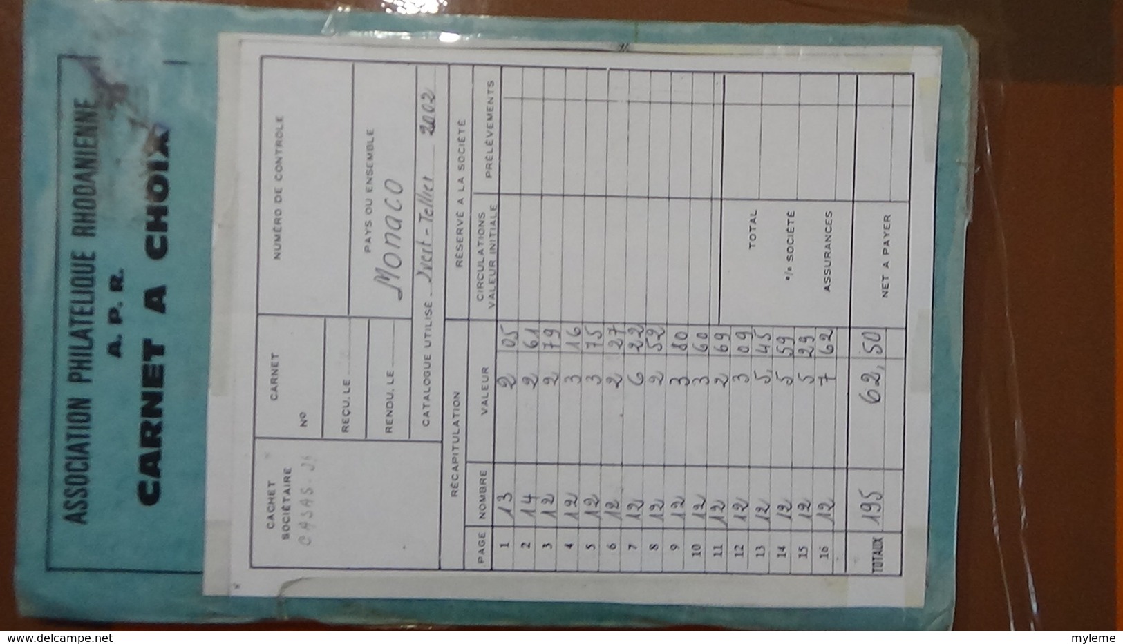 A320 Carnet à choix de 312 fictifs **. A saisir !!!