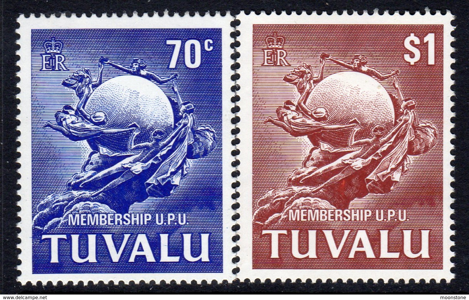 Tuvalu 1981 UPU Membership Set Of 2, MNH, SG 177/8 (BP2) - Tuvalu