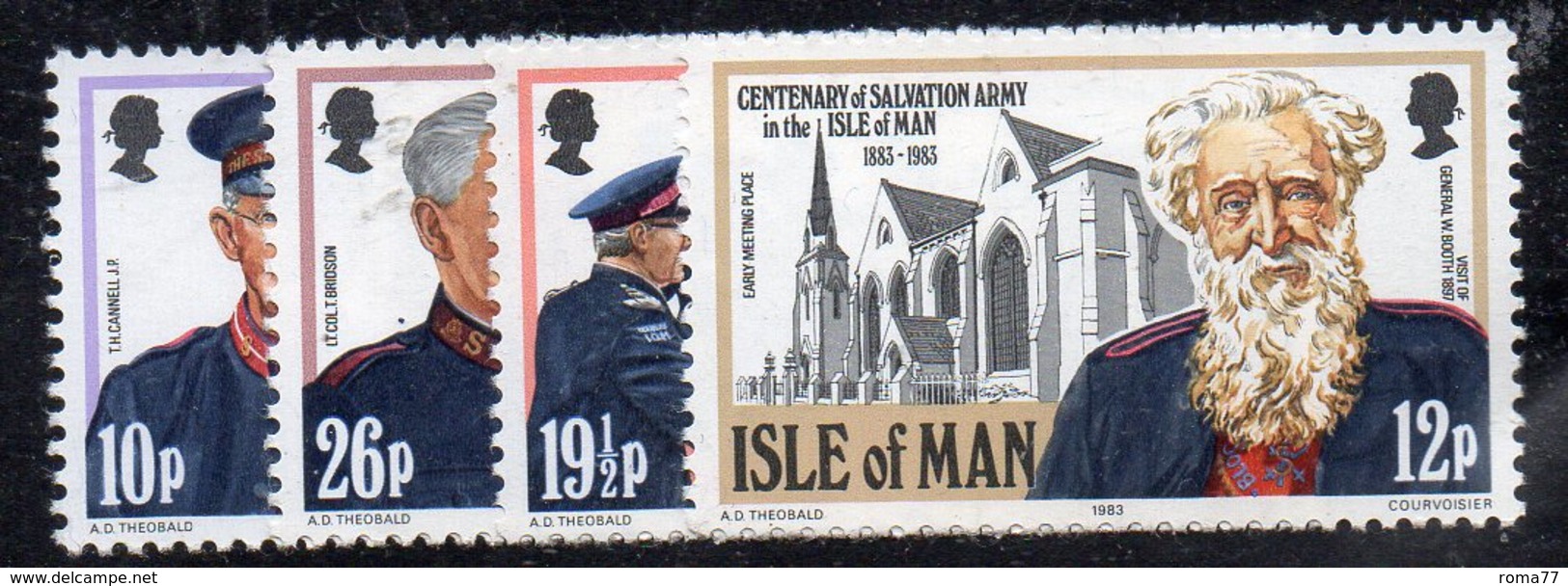 ISOLA DI MAN 1983 , Unificato Serie N. 215/218  ***  MNH . - Isle Of Man