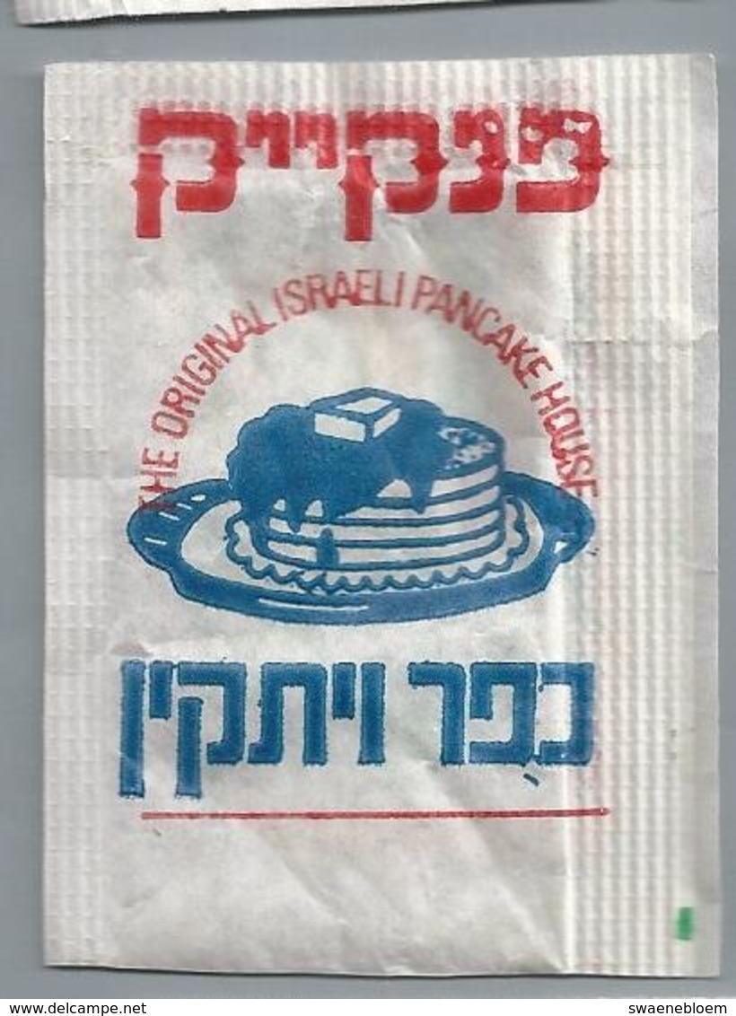 Suikerzakje.- THE OROGINAL ISRAELI PANCAKE HOUSE. Suiker Sucre Zucchero Zucker Sugar - Suiker