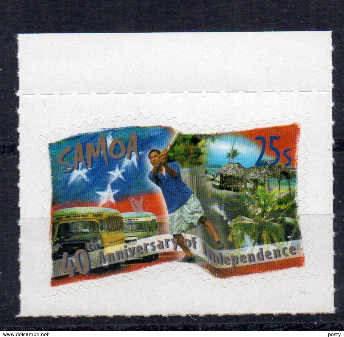 SAMOA - 40 YEARS OF INDEPENDANCE - 25s - 2002 - - Samoa