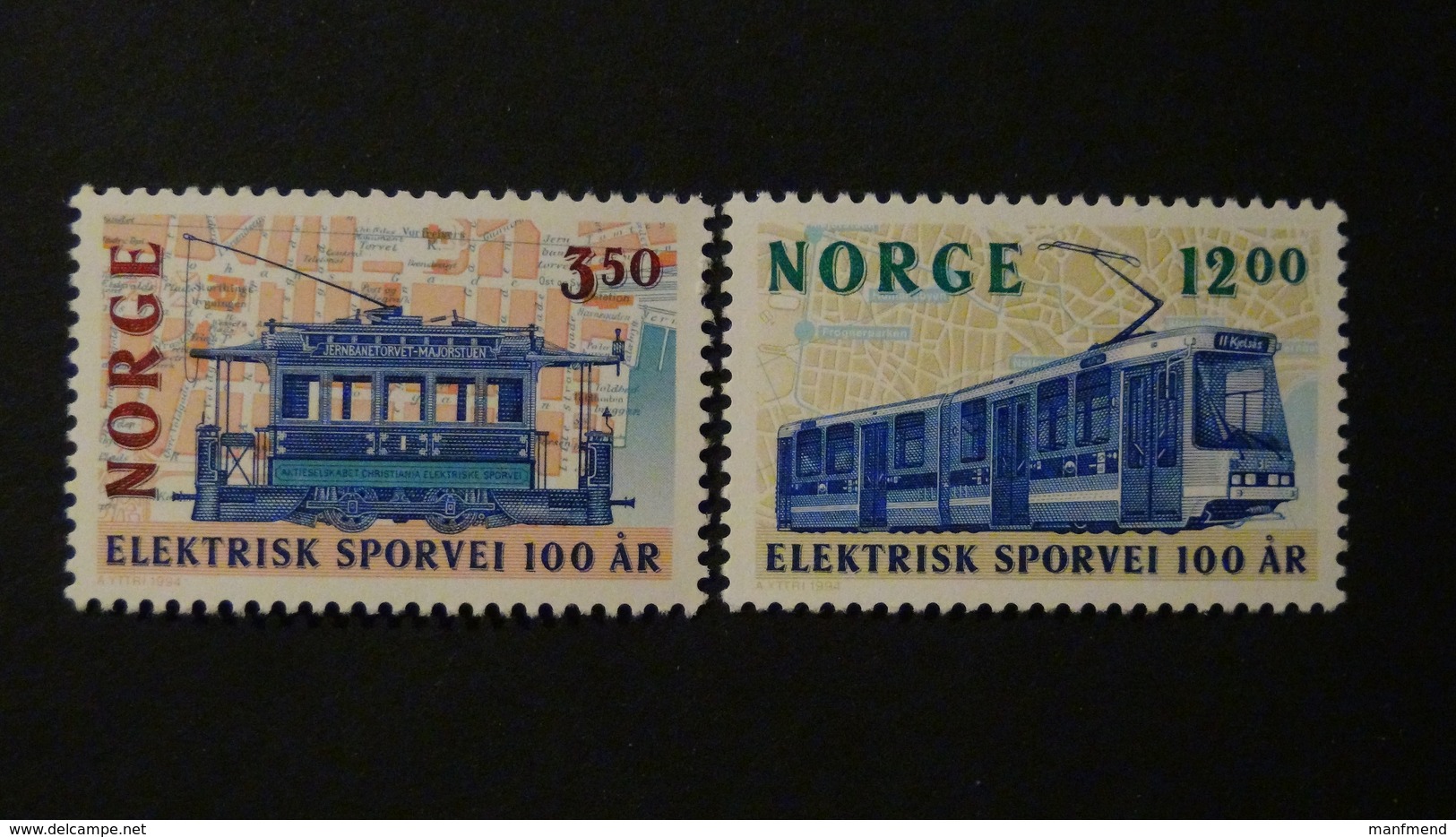 Norway - 1994 - Mi:NO 1163-4, Sn:NO 1067-8, Yt:NO 1120-1**MNH - Look Scan - Ungebraucht