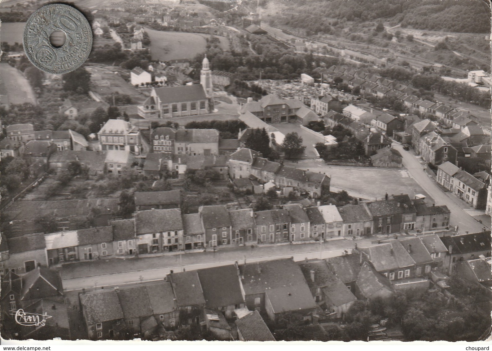 54 - Carte Postale Semi Moderne De  HUSSIGNY  Vue Aérienne - Other & Unclassified