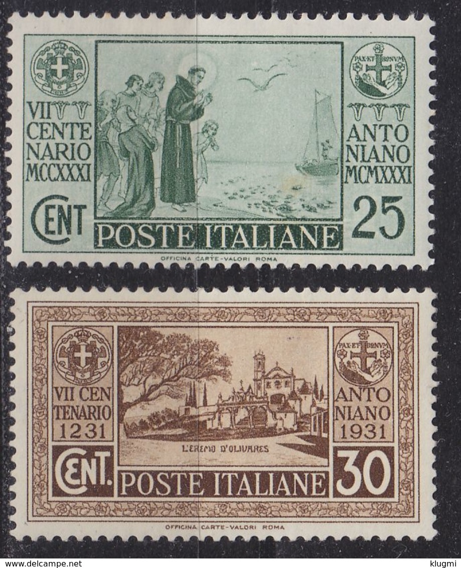 ITALIEN ITALY [1931] MiNr 0362 Ex ( */mh ) [01] - Usados