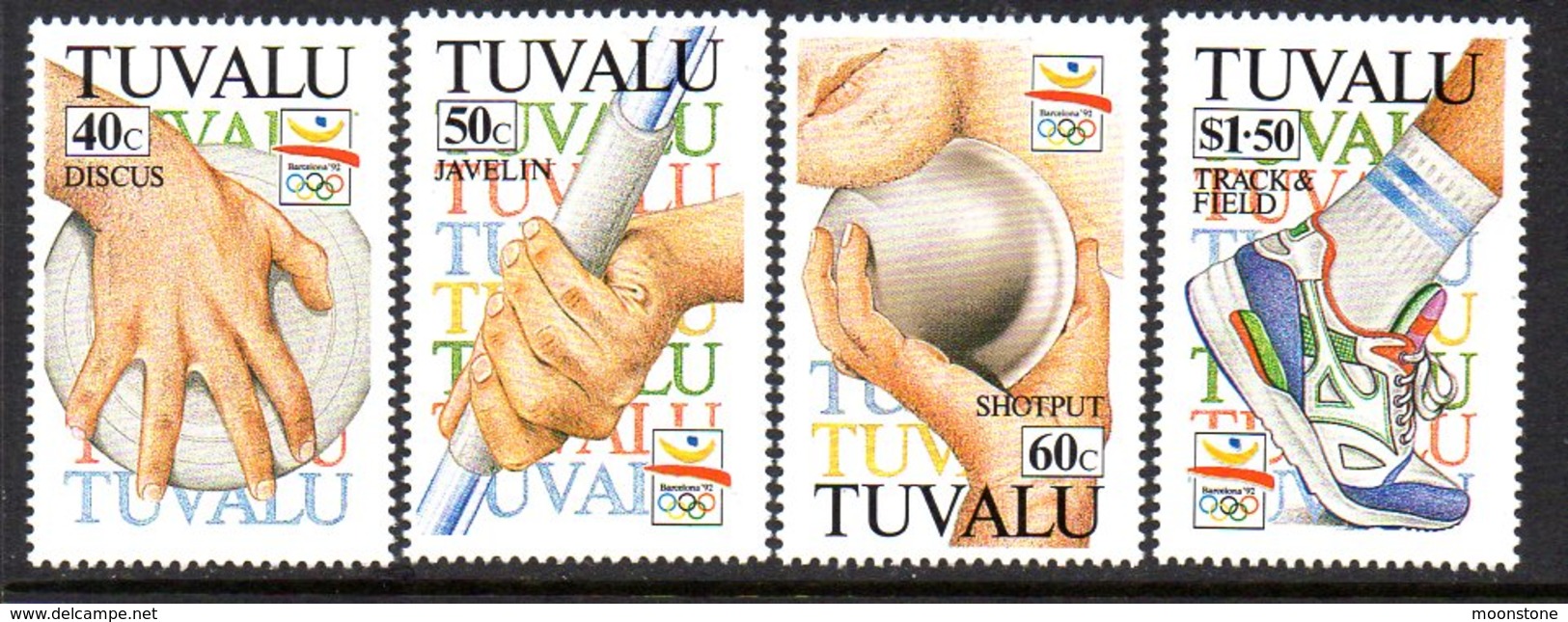 Tuvalu 1992 Olympic Games Set Of 4, MNH, SG 647/50 (BP2) - Tuvalu