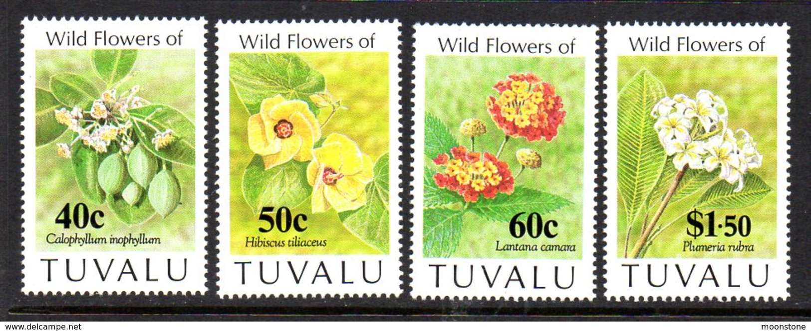 Tuvalu 1993 Flowers Set Of 4, MNH, SG 664/7 (BP2) - Tuvalu