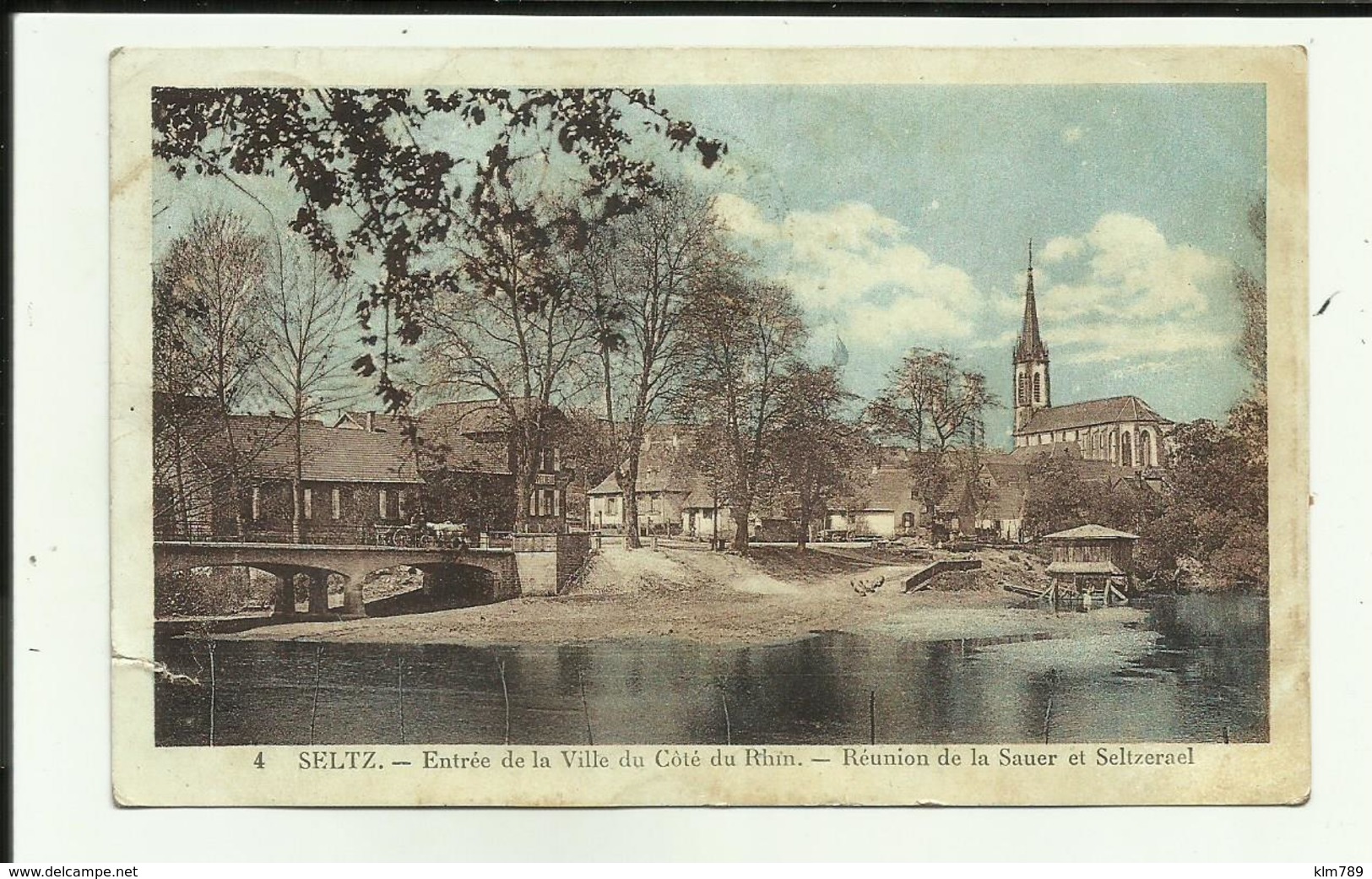 67 - Bas Rhin - Seltz - Réunion De La Sauer Et Seltzerael - Entrée De La Ville Du Coté Du Rhin - - Autres & Non Classés