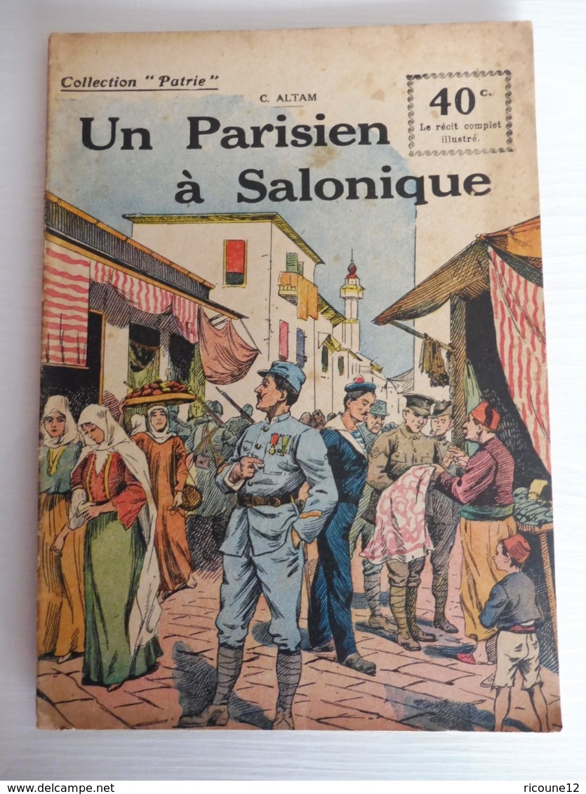 Collection Patrie - Nmr 64 - Un Parisien à Salonique -Edition Rouff - 1914-18