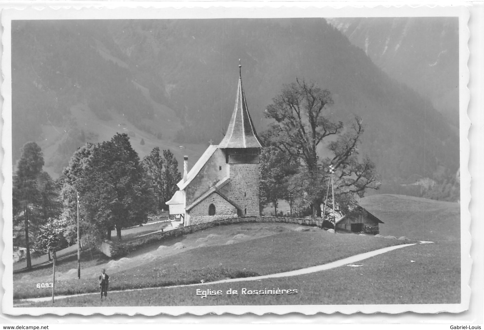 Rossinière Eglise  - Rossinières - - Rossinière