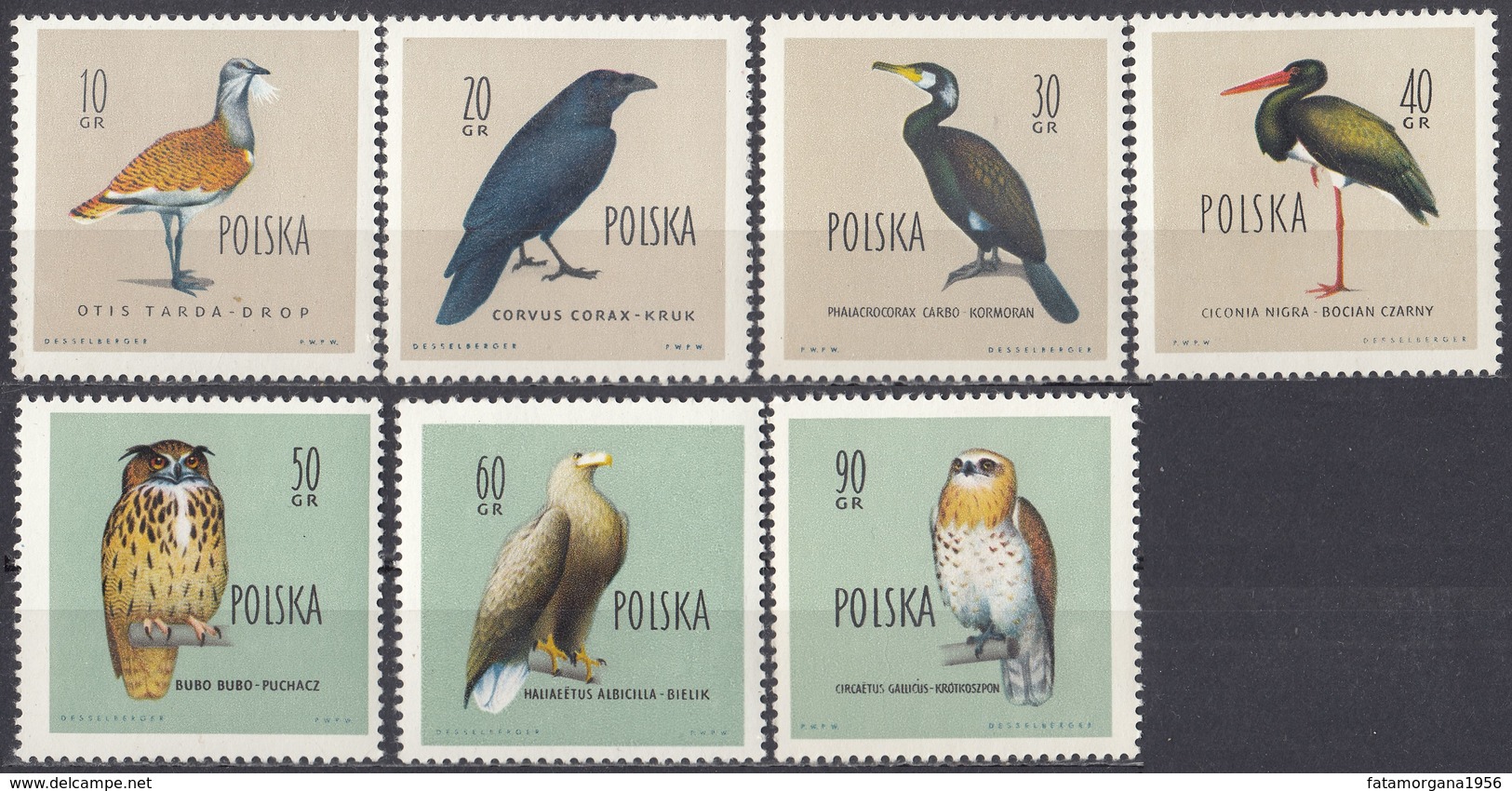 POLSKA - POLONIA - 1960 - Lotto Di 7 Valori Nuovi MNH: Yvert 1070/1075 E 1077. - Nuovi