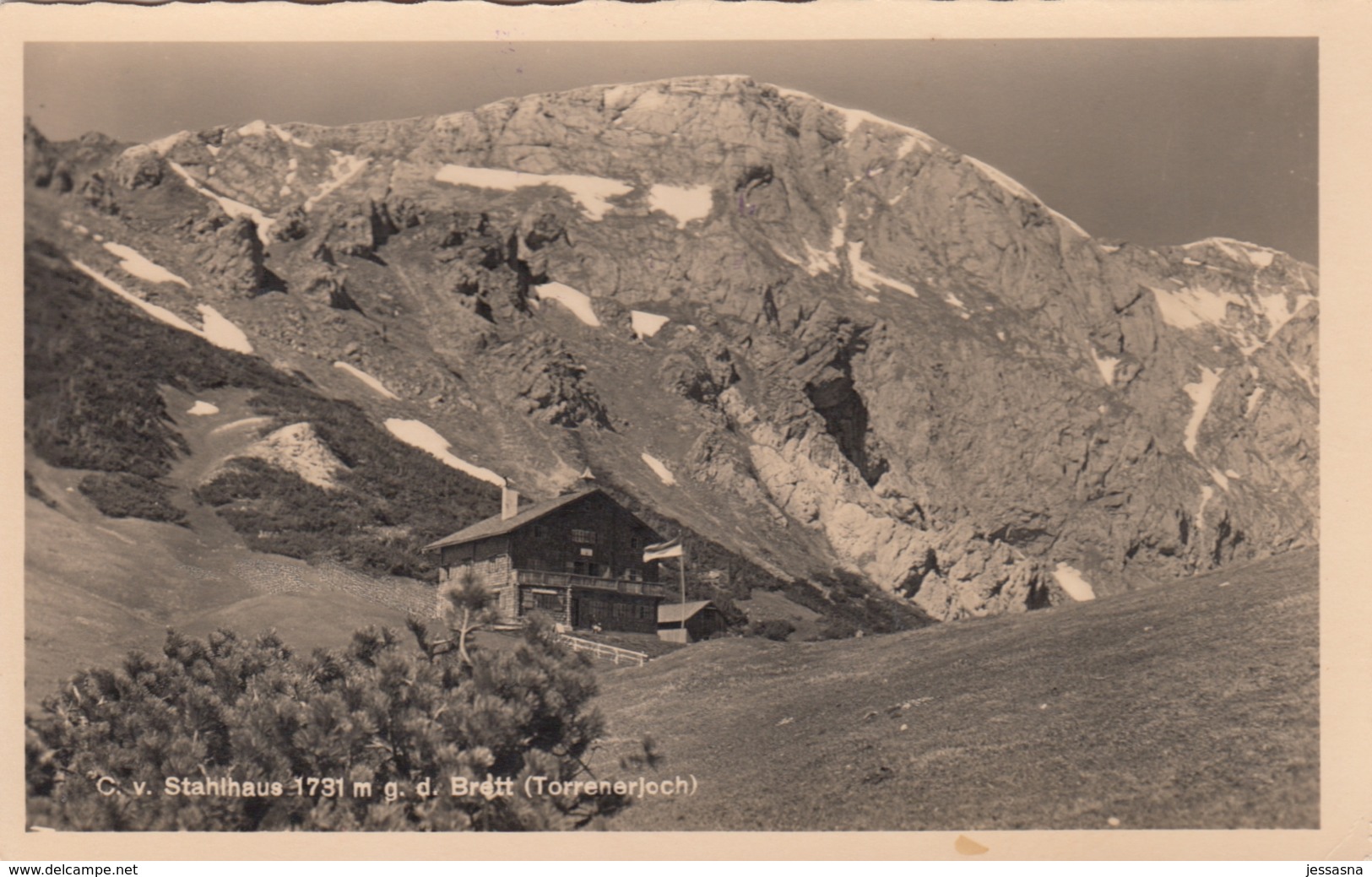 AK - GOLLING - Das Stahlhaus Am Torrener Joch (C. V. Stahl-Haus) 1934 - Golling