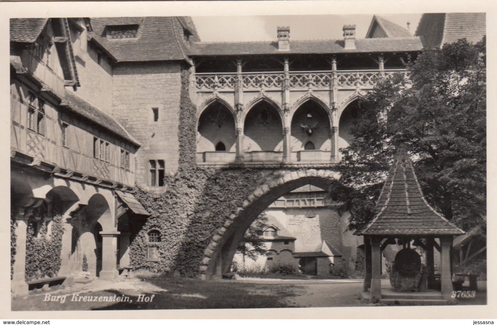 AK - Korneuburg - BURG KREUZENSTEIN - INNENHOF  1960 - Korneuburg