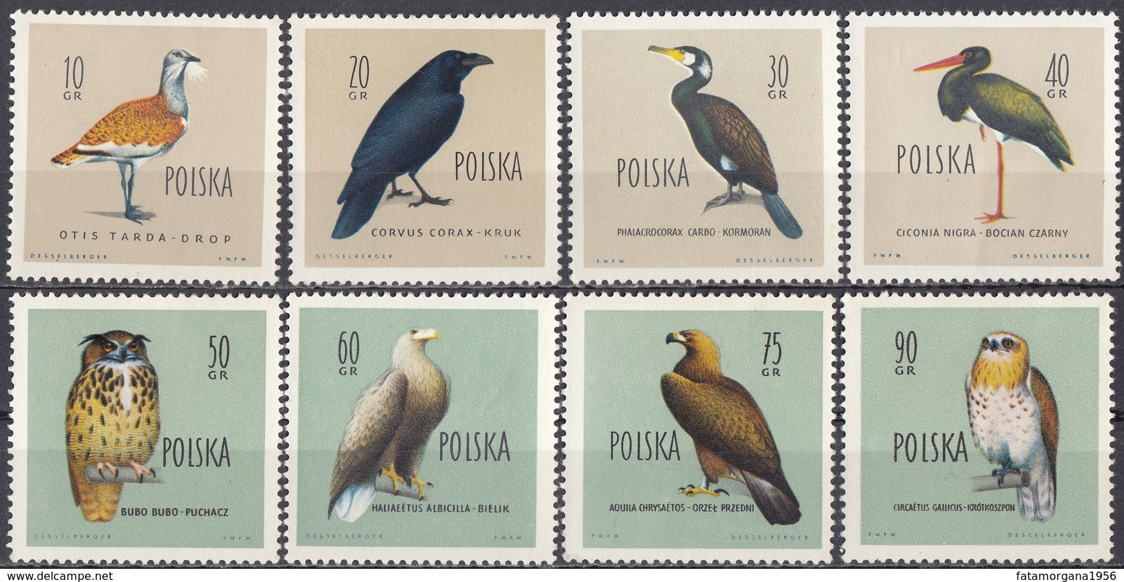 POLSKA - POLONIA - 1960 - Lotto Di 8 Valori Nuovi MNH: Yvert 1070/1077. - Nuovi