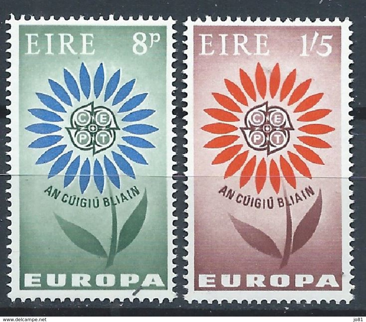 Irlande YT 167-168 XX / MNH Europa 1964 - Nuevos