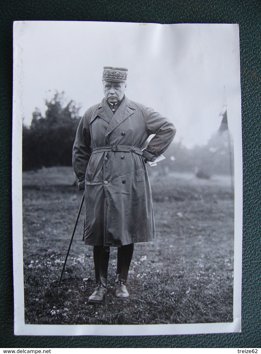 Grande Photo Général GAMELIN Agence Trampus 1934 - Krieg, Militär