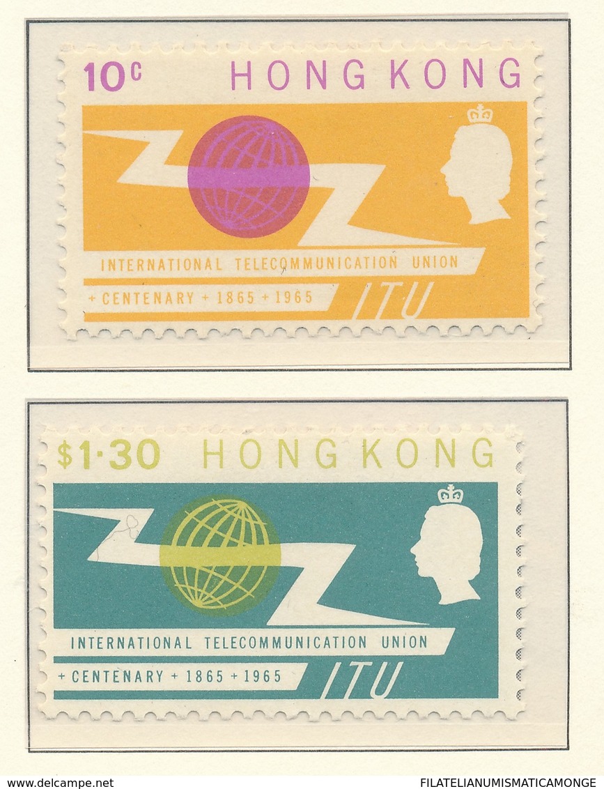 Hong Kong U.I.T 1965 (2 Sellos) **/MNH 212/13 - Nuevos
