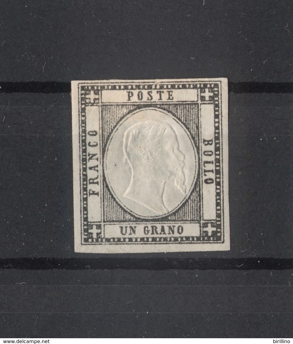 4484 - Province Napoletane - 1 Gr - Nero - Anno 1861 - Napoli