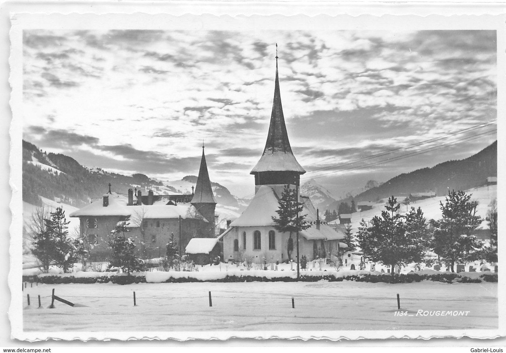 Rougemont - Château Et L'Eglise - Rougemont