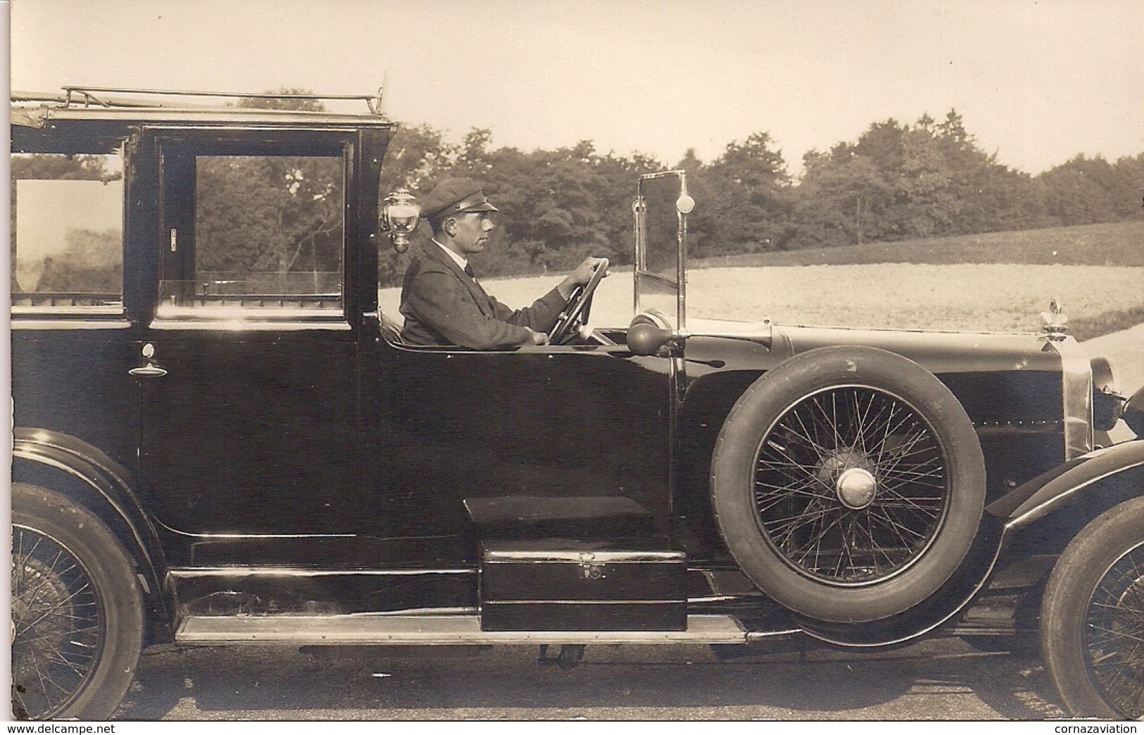 Aviation - Voiture-taxi De L'aérodrome De Lausanne-Blécherette - 1927 - Rarissime Et Superbe - Lot De 2 Cartes - Aérodromes