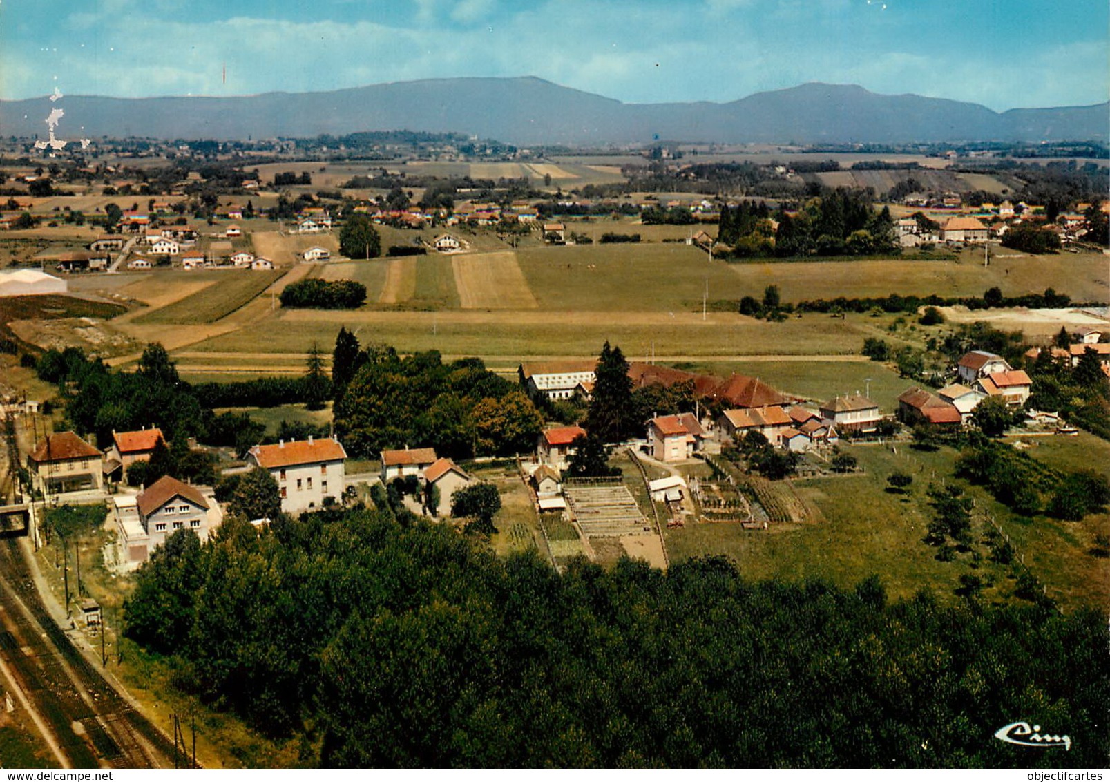 ISERE ST ANDRE LE GAZ VUE AERIENNE  (scan Recto-verso) KEVREN0283 - Saint-André-le-Gaz