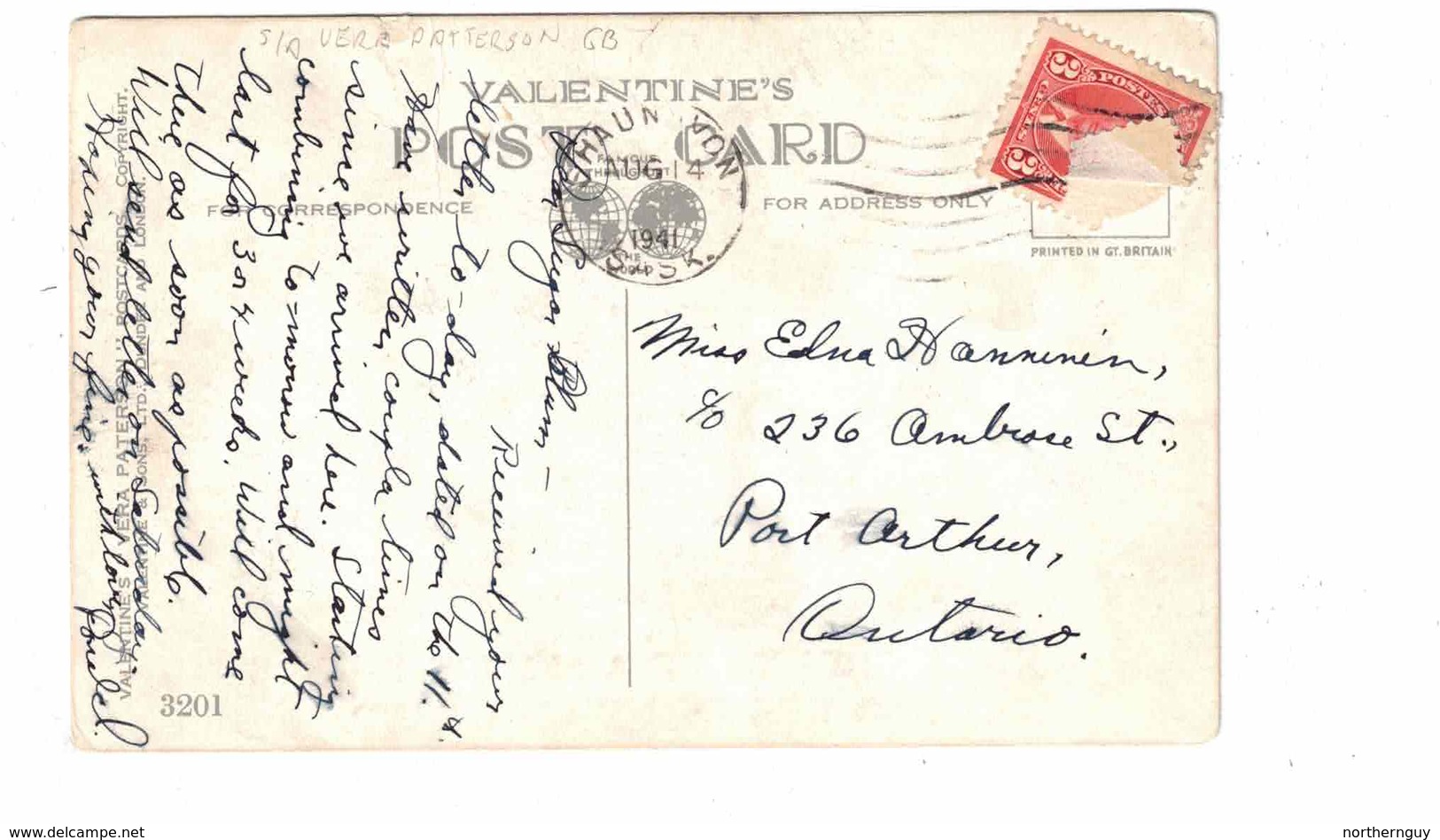 "...Suicide Blonde.." Baby Dyeing Here Own Hair Signed Artist "Vera Paterson" England, Old Card Sent In 1941 From Canada - Paterson