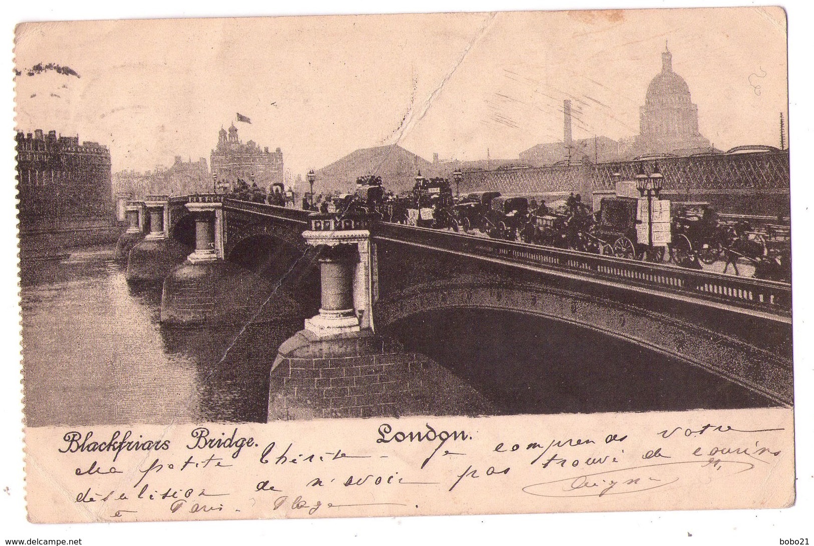 6508 - Royaume-Uni - London - Blackfriars Bridge - - River Thames