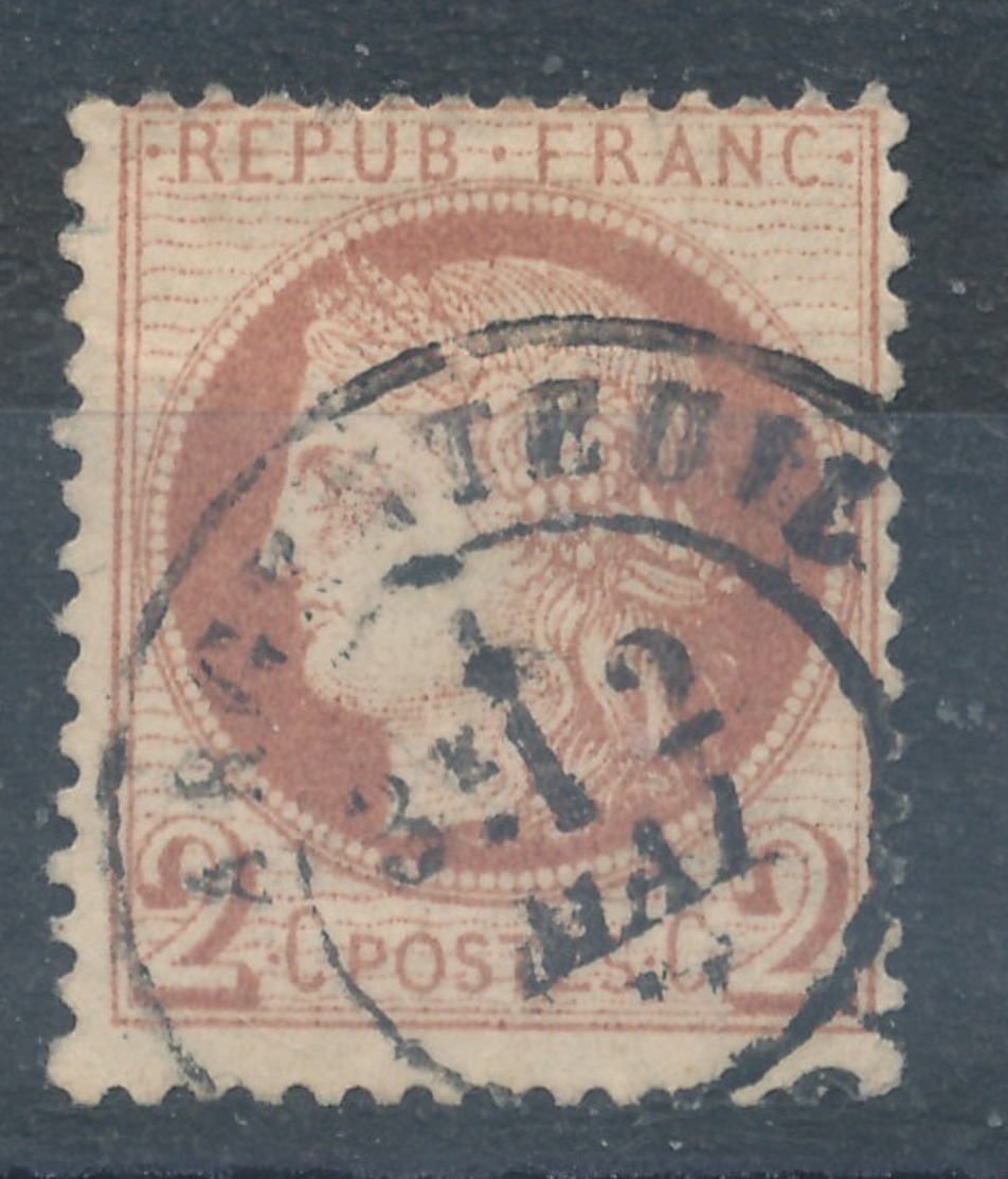 N°51 CACHET A DAYTE BELLE FRAPPE. - 1871-1875 Cérès