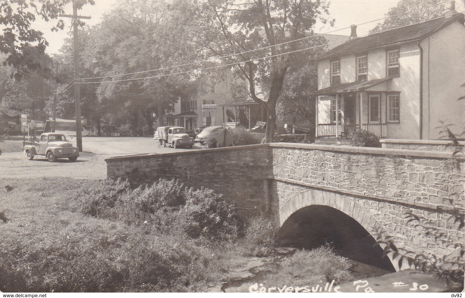 ETATS UNIS D AMERIQUE CARVERSVILLE CARTE PHOTO - Autres & Non Classés