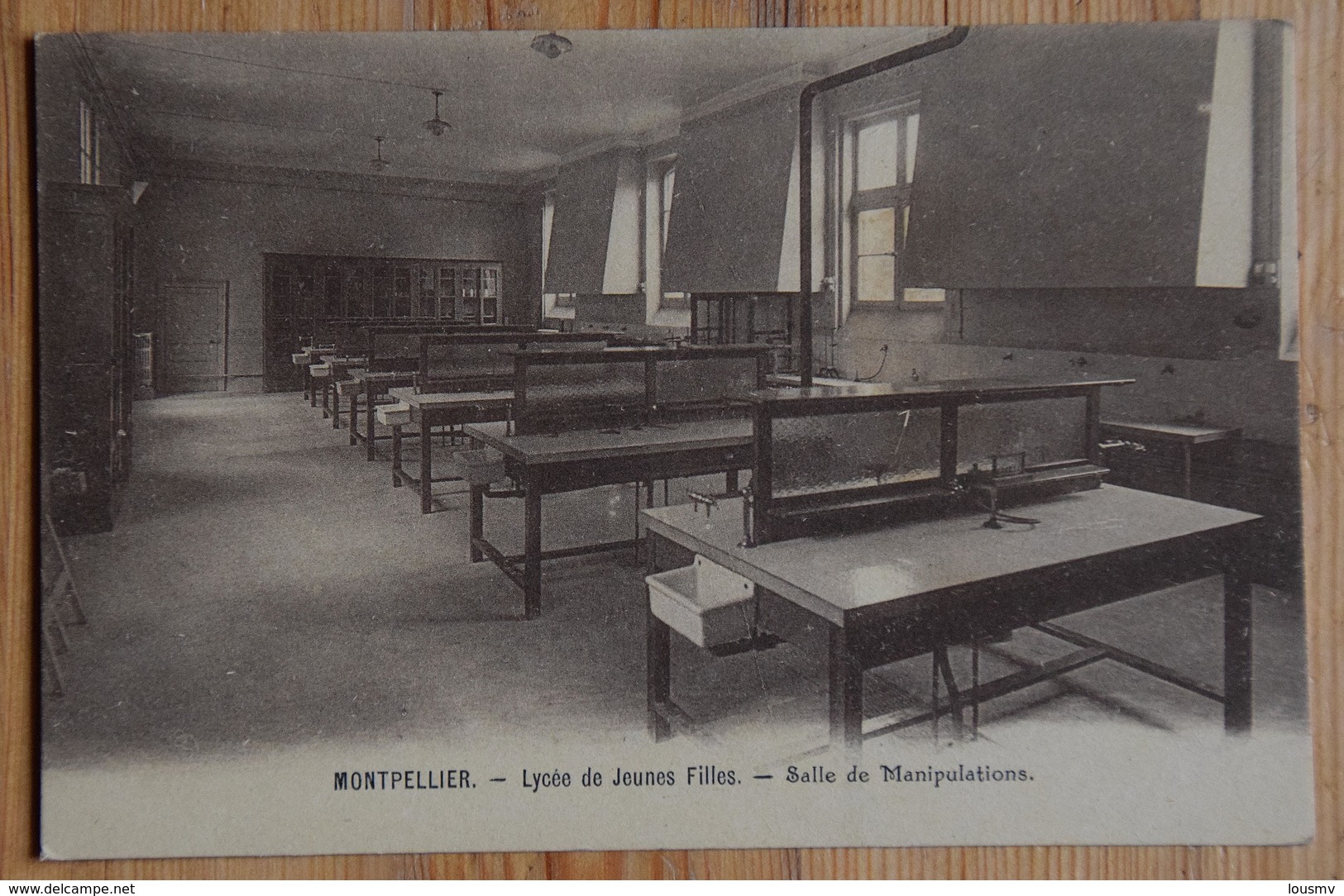 34 : Montpellier - Lycée De Jeunes Filles - Salle De Manipulations - Chimie, Biologie, Sciences... - (n°16975) - Montpellier