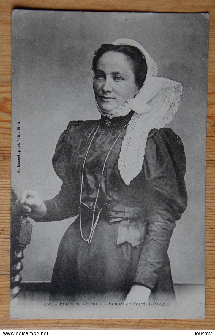 22 : Etudes De Coiffures - Bonnet De Portrieux-St-Quay - Portrait De Femme En Costume Traditionnel - Folklore -(n°16981) - Saint-Quay-Portrieux