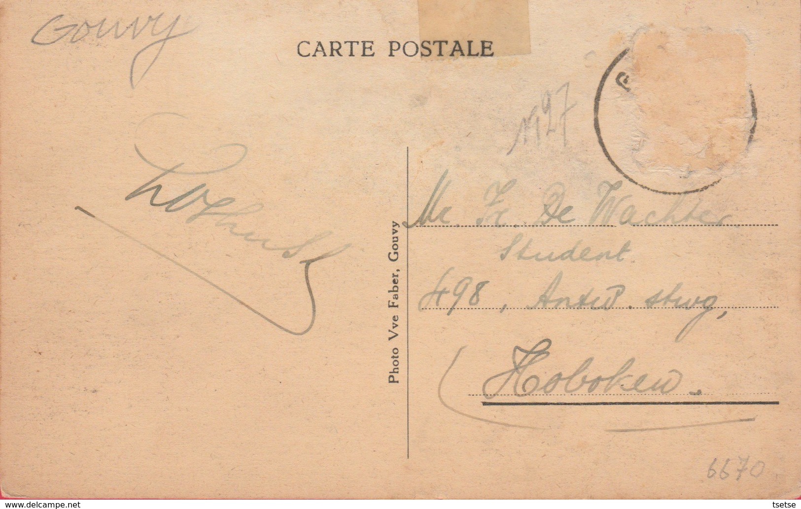 Gouvy - Rue De La Gare Vers Beho -1927 ( Voir Verso ) - Gouvy