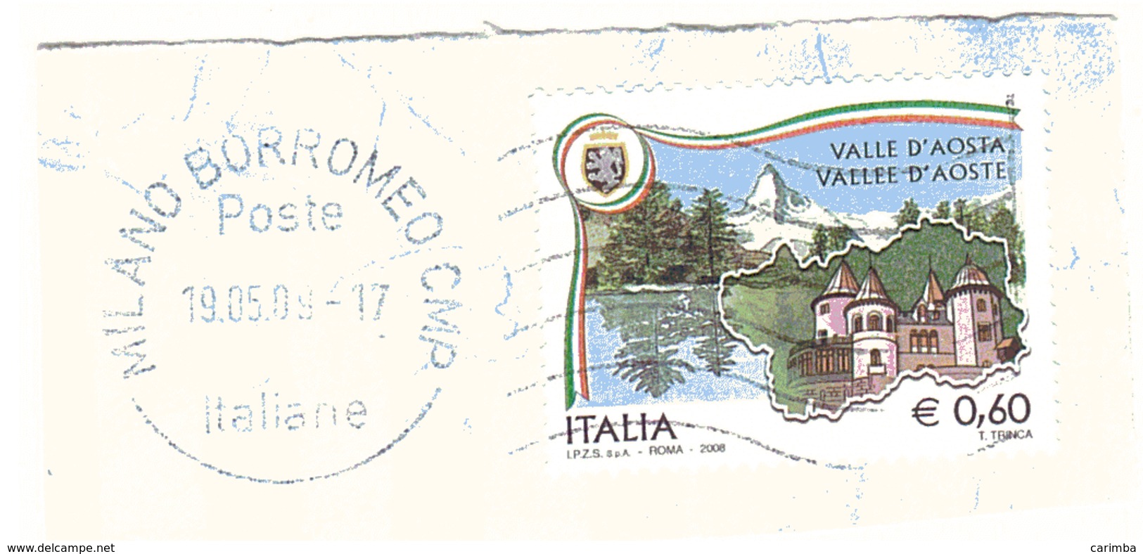 2008 €0,60 VALLE D'AOSTA - 2001-10: Usati