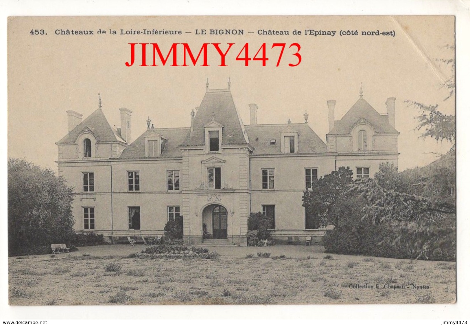 CPA - LE BIGNON 44 Loire Inf. - Château De L'Epinay ( Côté Nord-Est ) N° 453 - Coll. F. Chapeau Nantes - Andere & Zonder Classificatie