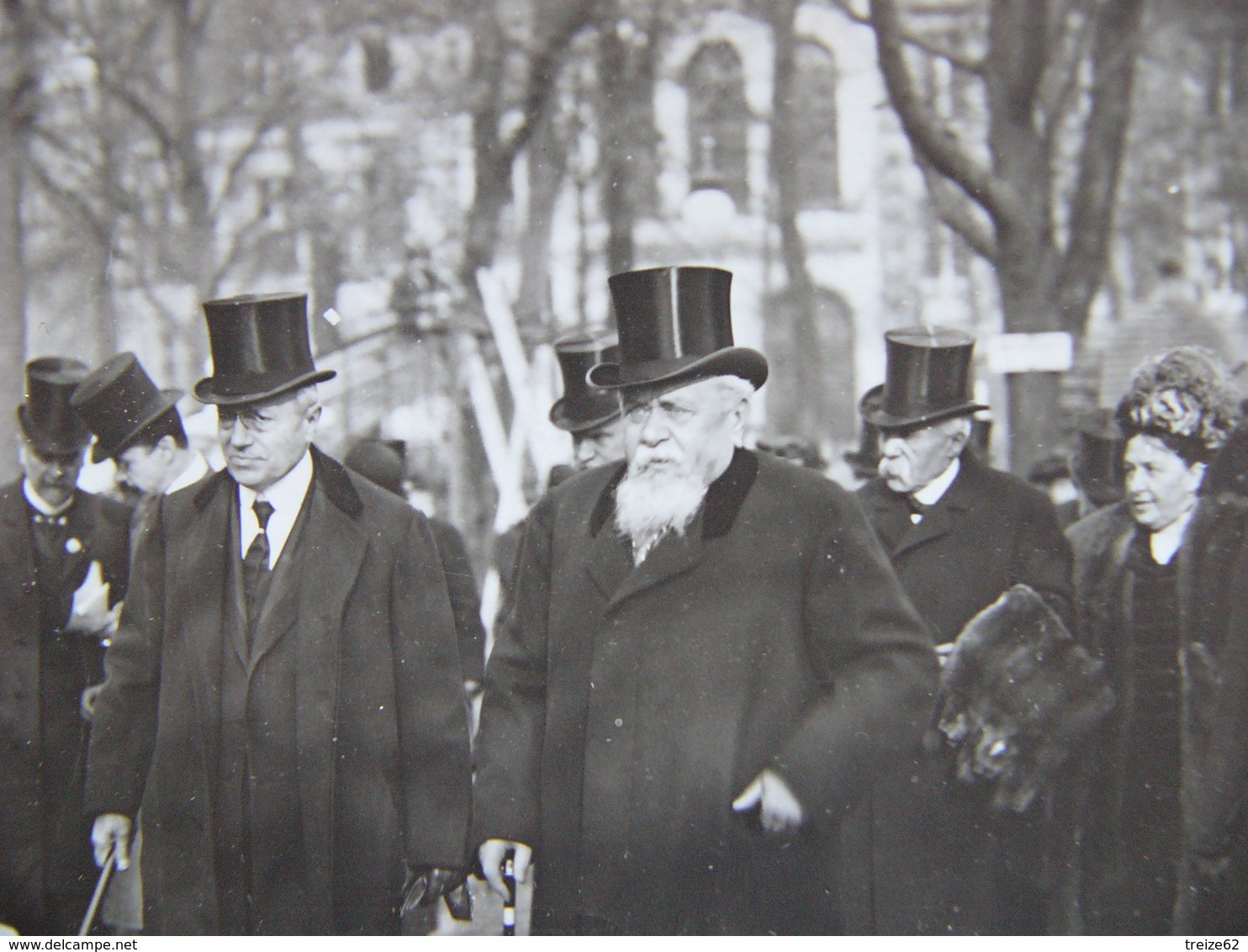 Photo Agence ROL  FALLIERES Président De La République CLEMENCEAU Exposition Des Chrysanthèmes - Berühmtheiten