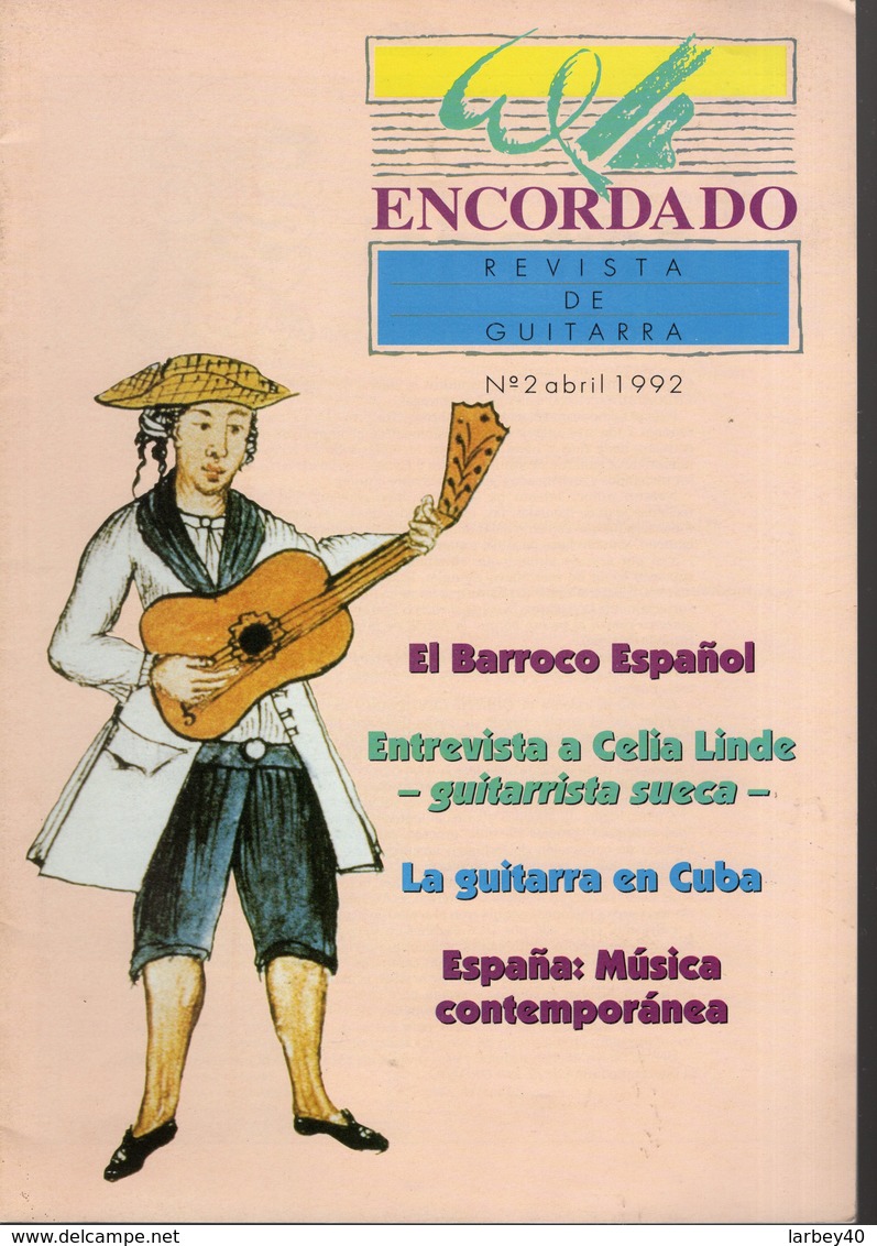 Revue De Musique - Encordado Revista De Guitarra - N° 2 - 1992 El Barroco Espagnol - [4] Themen