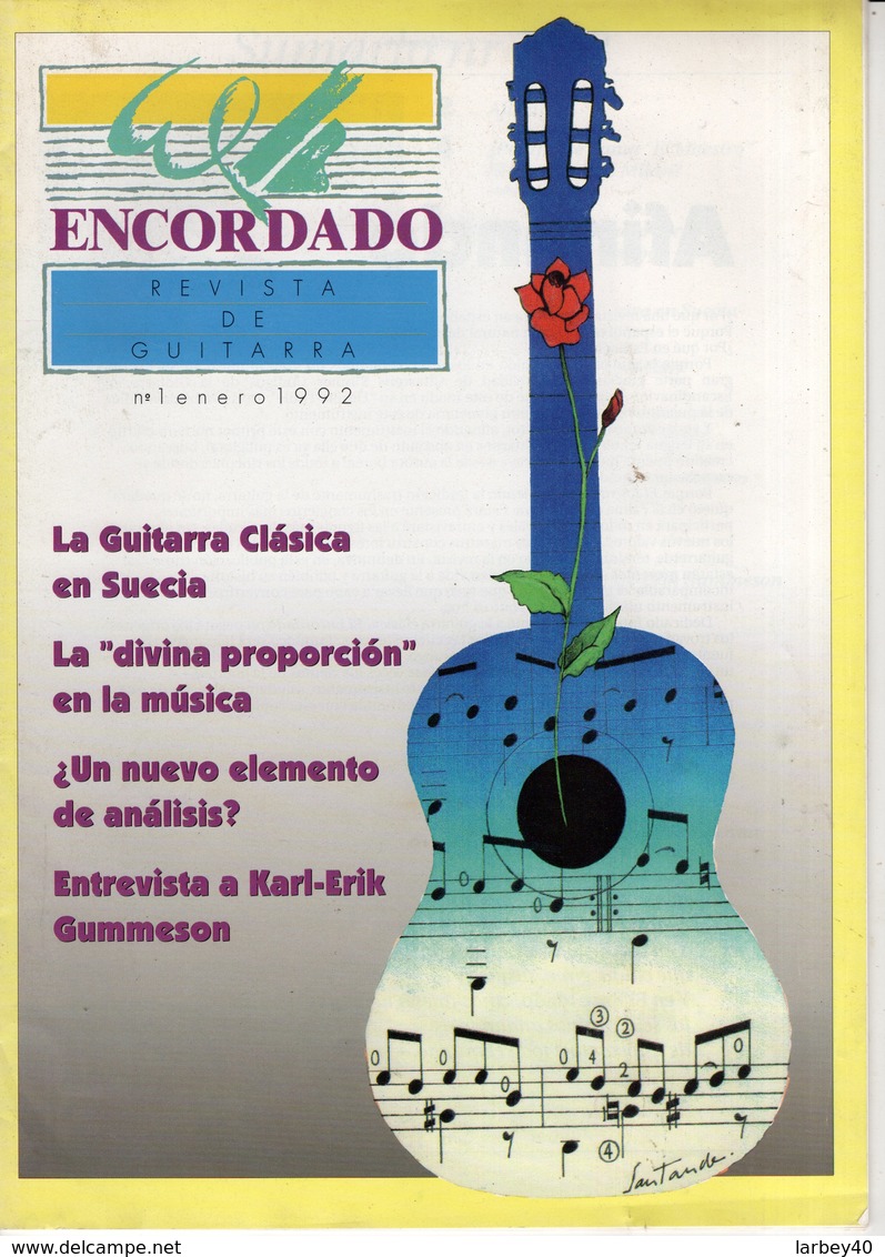 Revue De Musique - Encordado Revista De Guitarra - N° 1 - La Guitarra Clasica En Suecia - [4] Temas