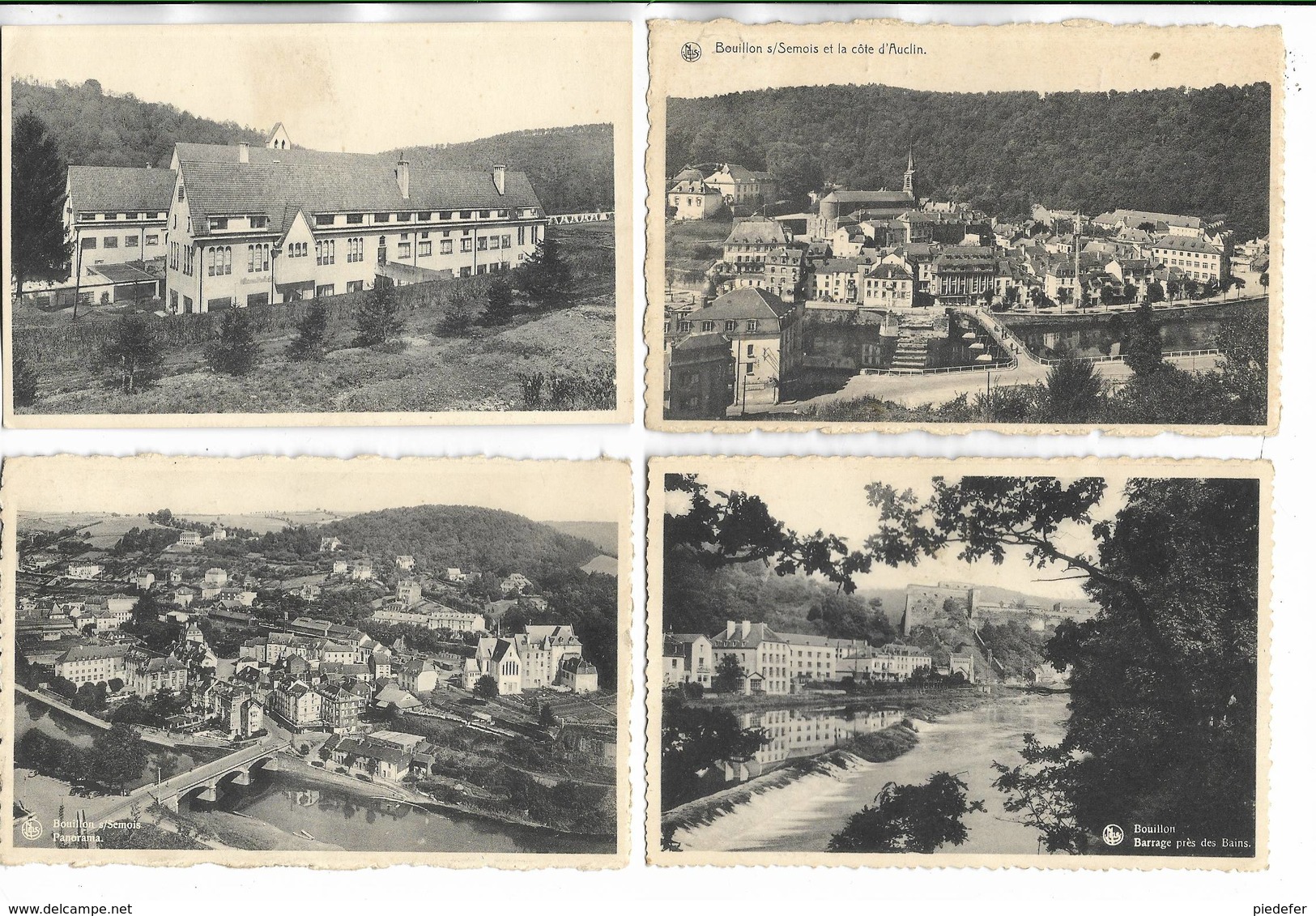 Belgique - Lot De 4 Cartes Postales De BOUILLON ) . Voir Le Scan - Bouillon