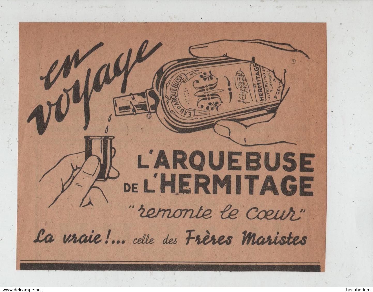 En Voyage L'Arquebuse De L'Hermitage Frères Maristes - Advertising
