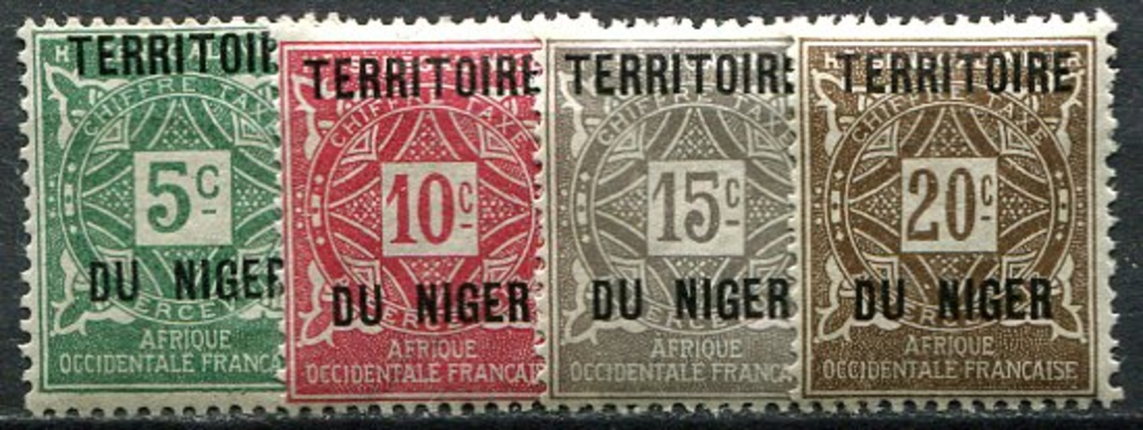 Niger, Taxe N° 01 à N° 08** Y Et T, 1 / 8 - Ungebraucht