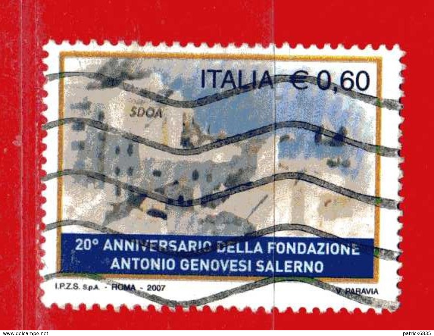 Italia ° - Anno 2007 -  FONDAZIONE ANTONIO GENOVESI,  Unif. 2992. - 2001-10: Usati