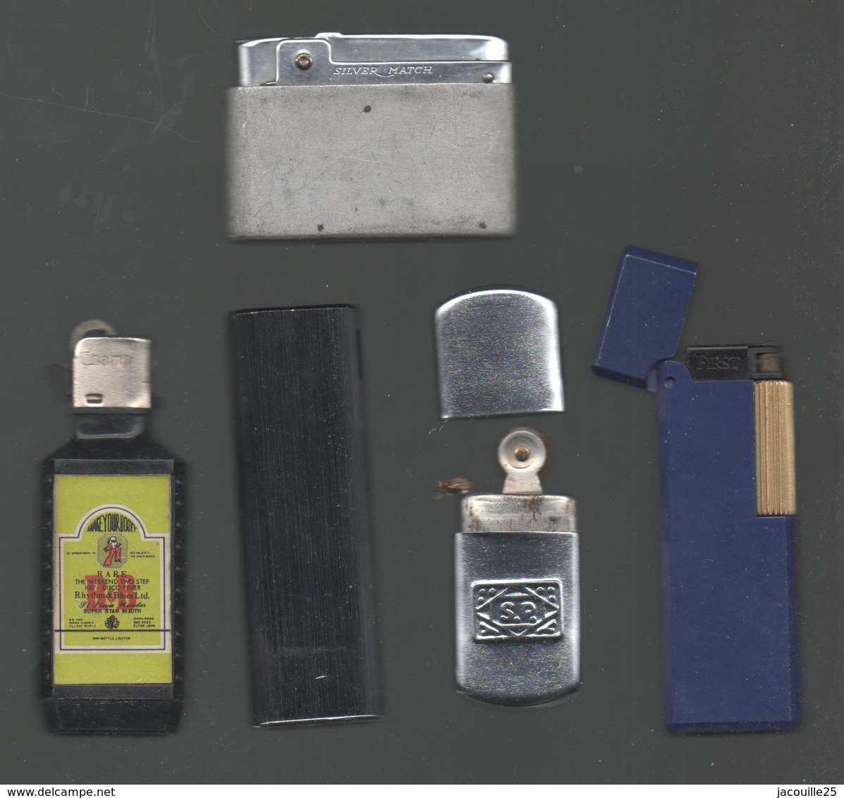 BRIQUET LOT 4 BRIQUETS  OCCASION SILVER MATCH TC JAPAN SP CHAMP COREA - Autres & Non Classés